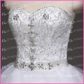 New Fashion Ball Gown Sweetheart Ruffles Embroidered Bodice Wedding Dresses 2015